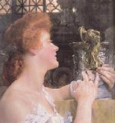 Alma-Tadema, Sir Lawrence The Golden Hour (mk23) oil painting